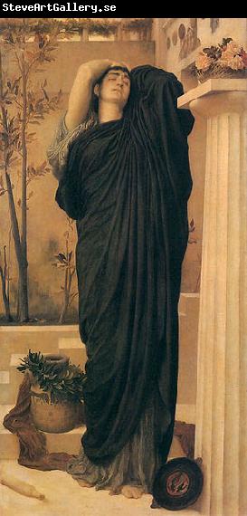 Lord Frederic Leighton Electra at the Tomb of Agamemnon